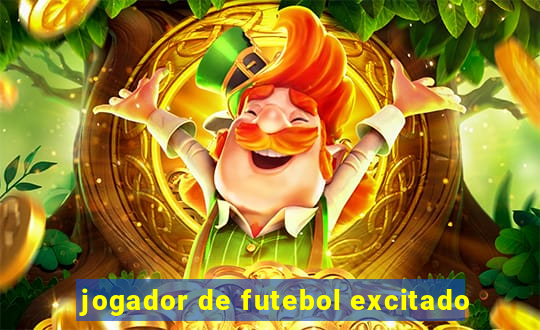 jogador de futebol excitado