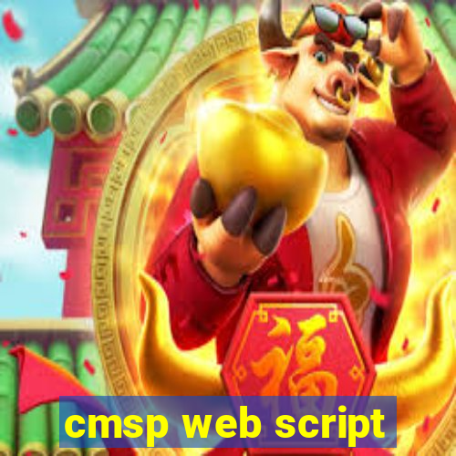 cmsp web script