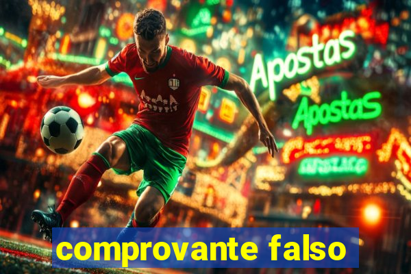 comprovante falso