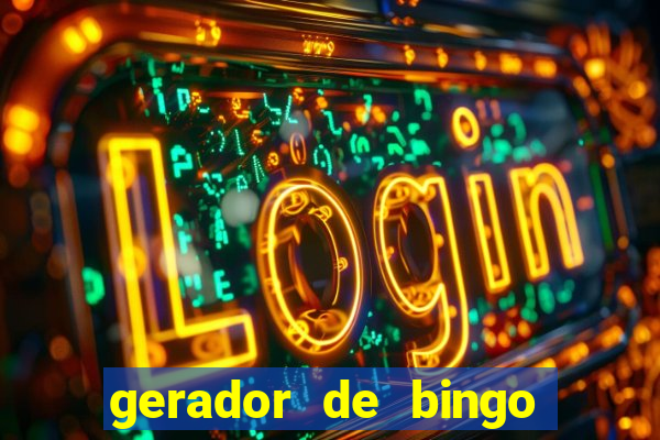 gerador de bingo de palavras