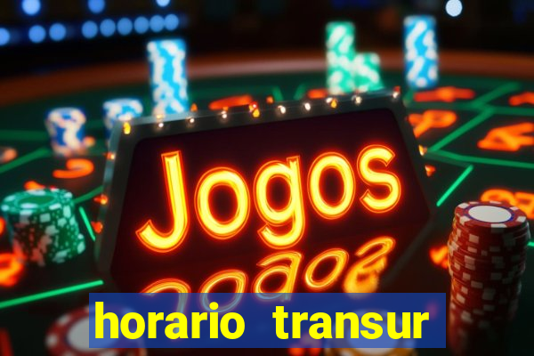 horario transur roleta santos dumont juiz de fora