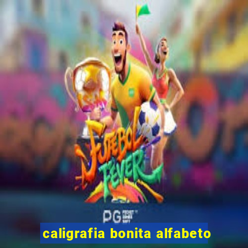 caligrafia bonita alfabeto